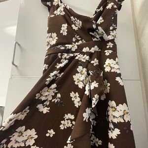 Beautiful floral dress for summer events